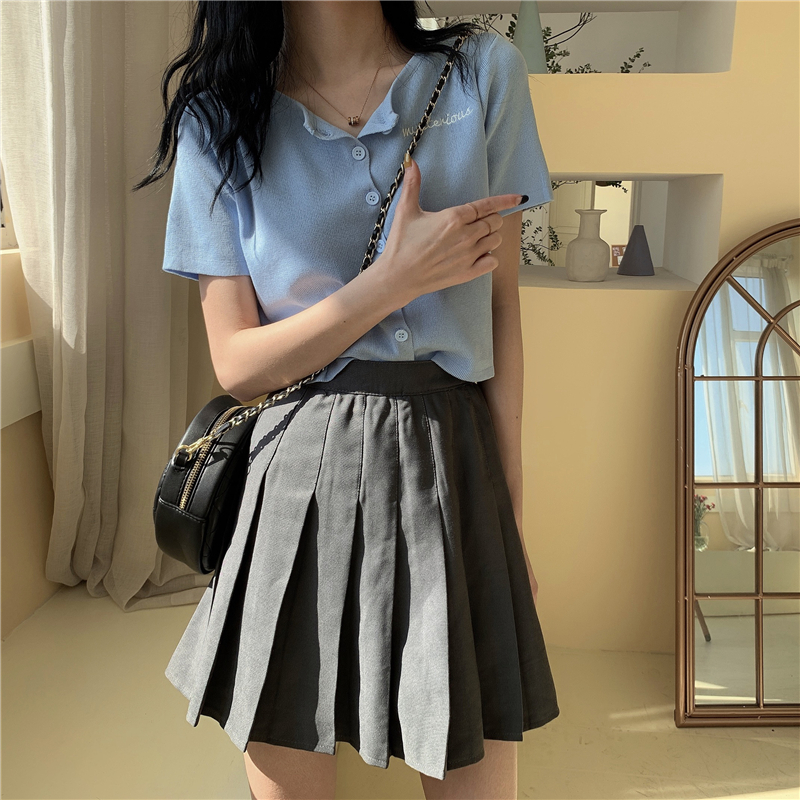 Áo Cardigan Dệt Kim Tay Ngắn Thời Trang Dành Cho Nữ 8109 | BigBuy360 - bigbuy360.vn