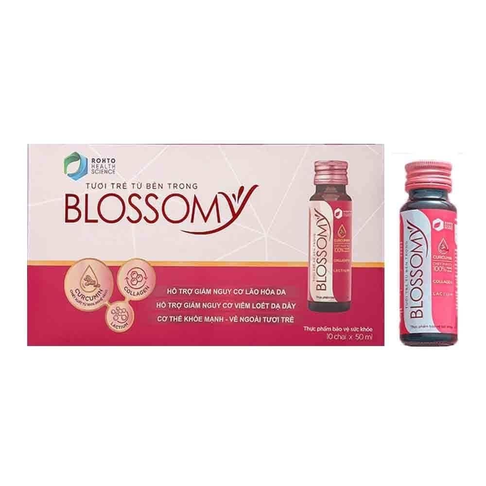 NƯỚC UỐNG ĐẸP DA BLOSSOMY DẠ DẢI THIỆN DẠ DÀY 10 CHAI *50ML
