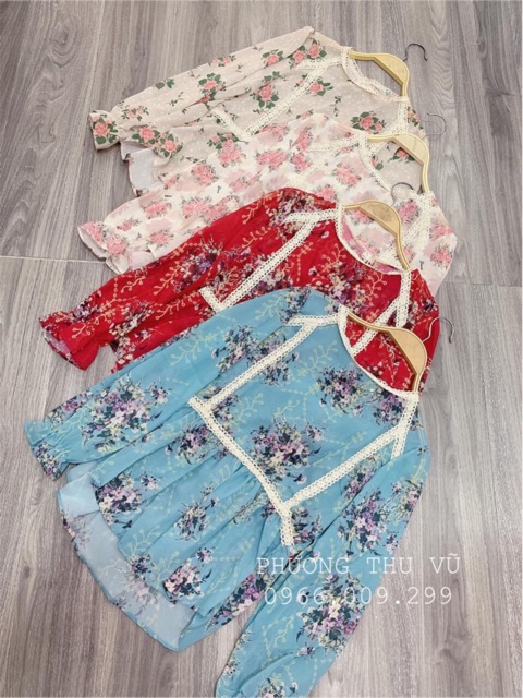 Áo ren hoa thêu hàng đẹp Hà Khẩu