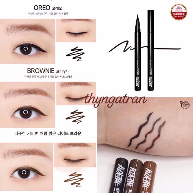 [Bill Hàn] Bút kẻ mắt nước Merzy Another Me The First Pen Eyeliner