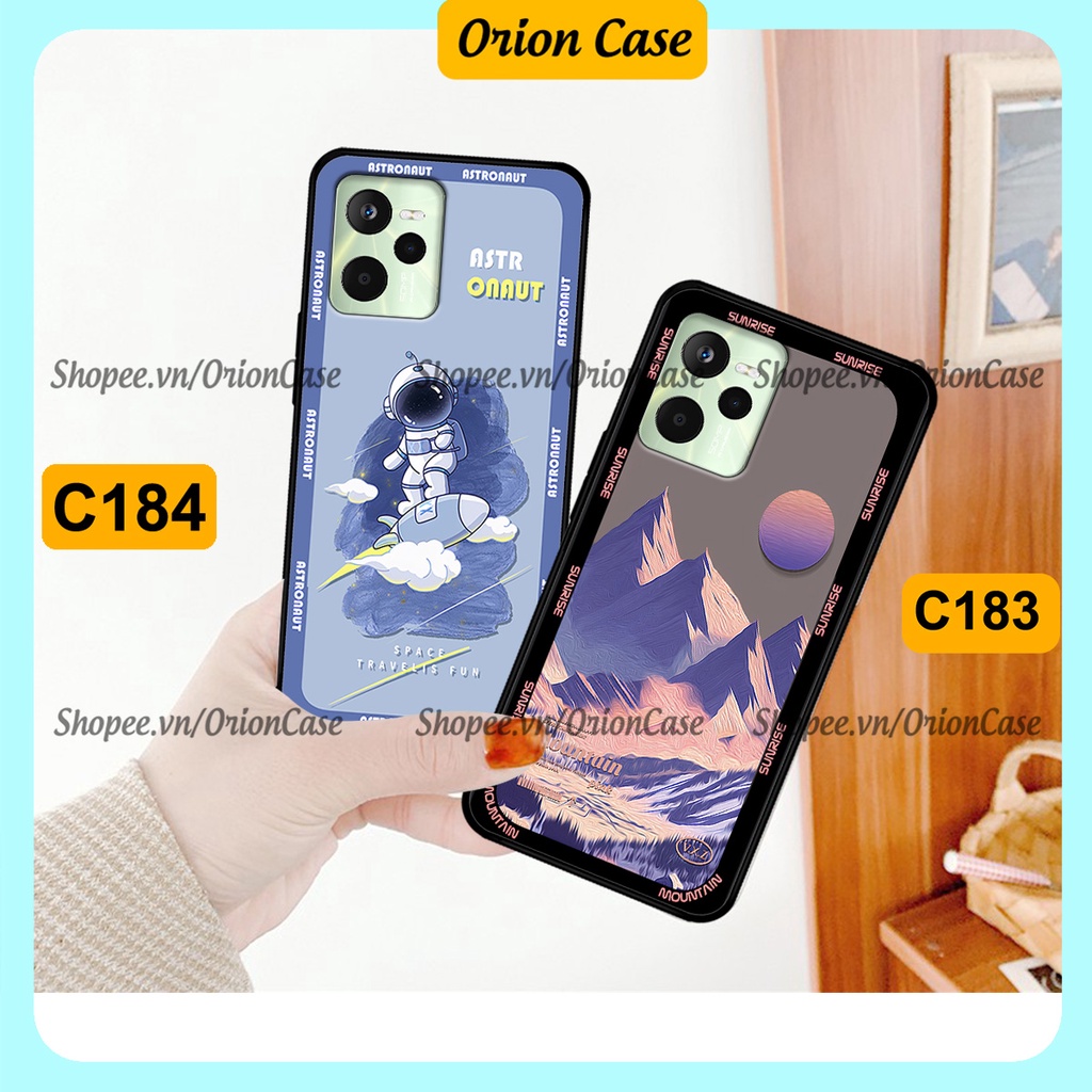 Ốp Realme C35 in hình astronaut pro nasa, moutain cá tính.ốp lưng chống sốc.