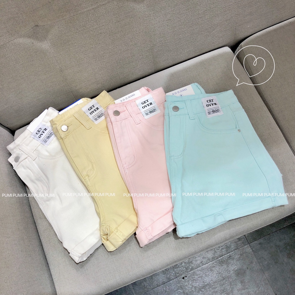 Quần short jeans nhiều màu Size SML Pumi ( quần áo thời trang nữ ) | BigBuy360 - bigbuy360.vn