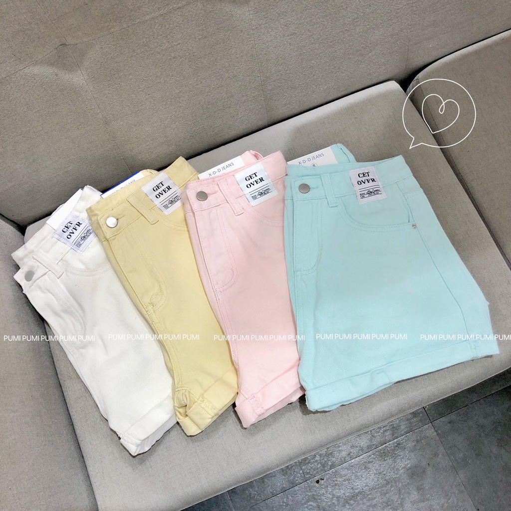 Quần short jeans nhiều màu Size SML Pumi ( quần áo thời trang nữ ) | BigBuy360 - bigbuy360.vn
