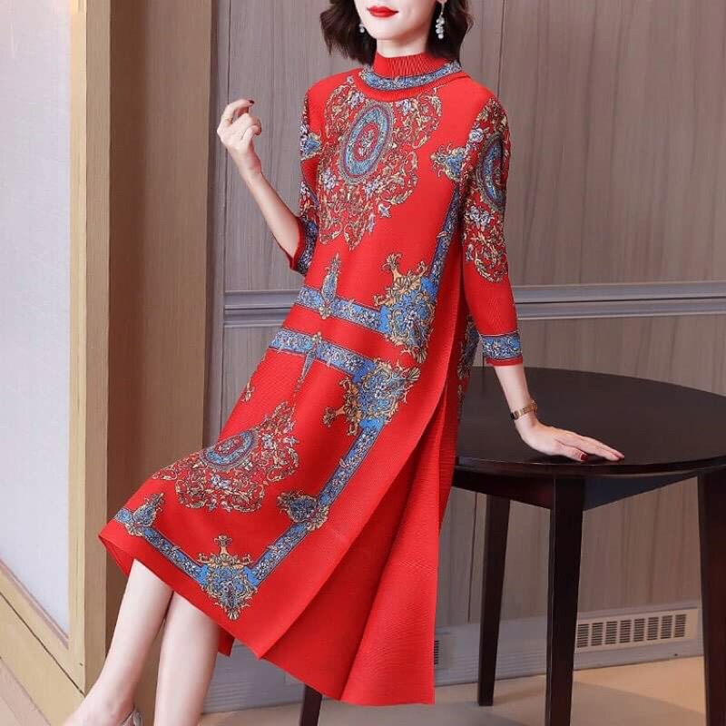 Đầm nữ cao cấp dáng suông gọn bụng NP2522