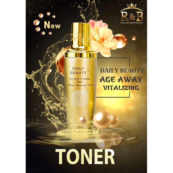 Nước hoa hồng Daily Beauty Age Away Vitalizing Toner | BigBuy360 - bigbuy360.vn