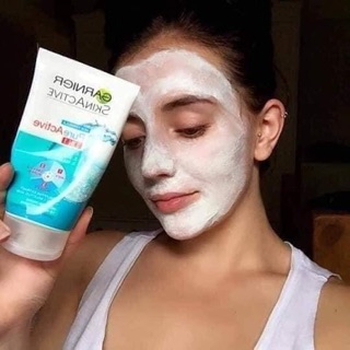 Sữa rửa mặt đất sét trắng không bọt GANIER 3in1