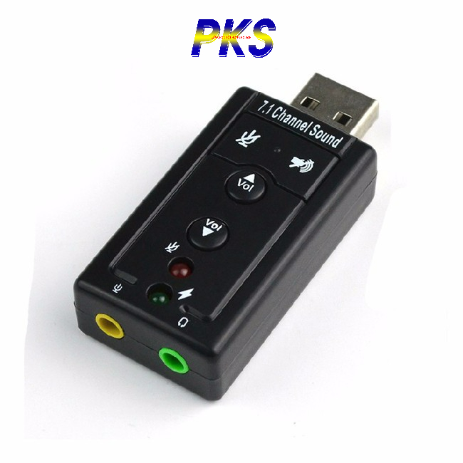 USB Sound kết nối Âm Thanh 3D 7.1