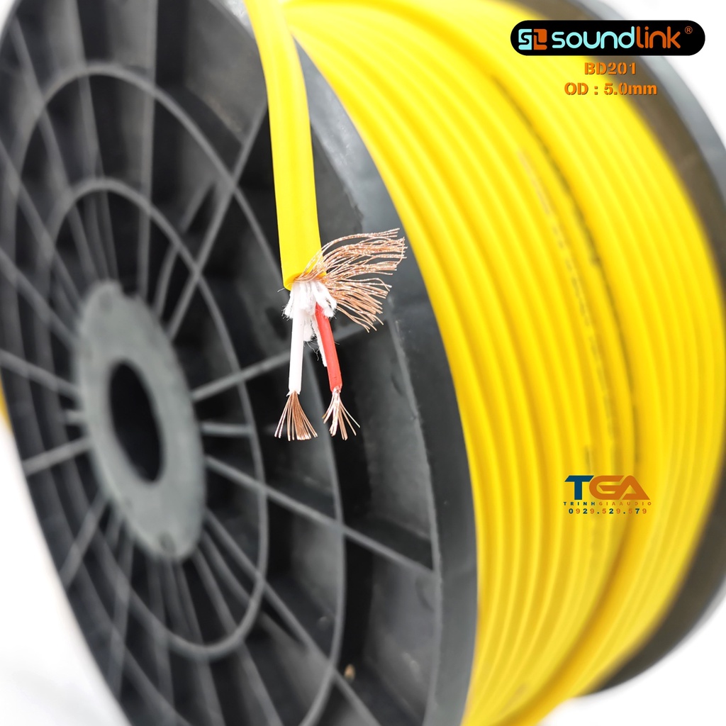 Dây tín hiệu Audio, Microphone chính hãng Soundlink BD201. Báo giá 1M
