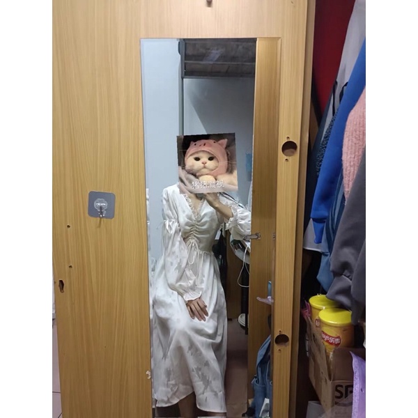 (ORDER.buiny) Váy trắng Nữ/ Đầm tiểu thư dáng dài cổ tim hàng quảng châu | BigBuy360 - bigbuy360.vn