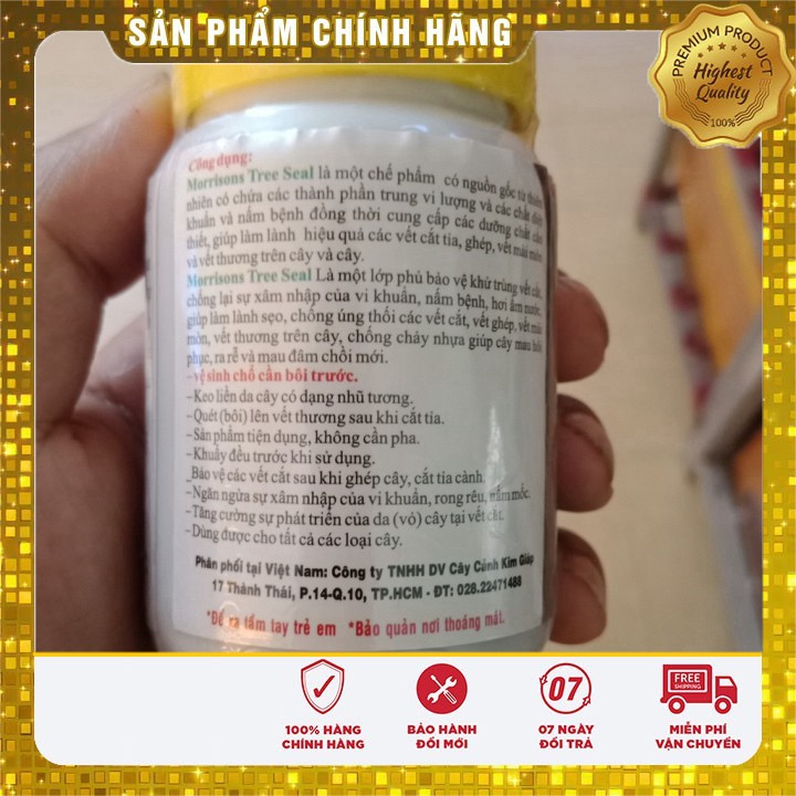 Keo liền da Tree seal liền sẹo vết cắt trên các loại cây thân gỗ 100gr tặng 1 kích rễ