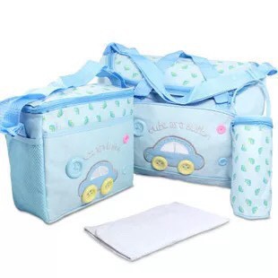Balo bỉm sữa đa năng bền chắc bộ gồm 5 sản phẩm