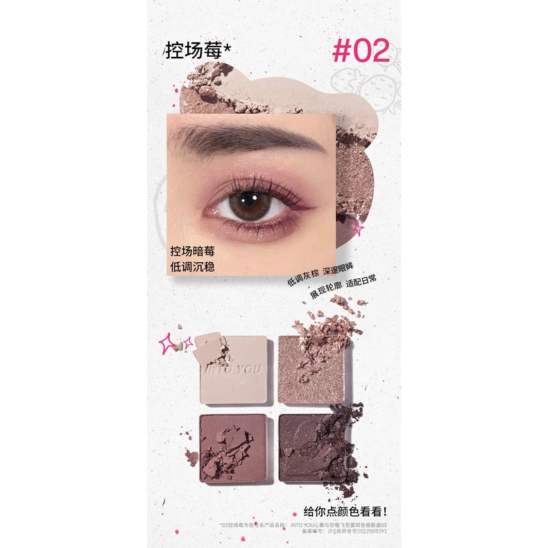Bảng Phấn Mắt Hai Màu Sắc Long Lanh Lâu Trôi Dành Cho Nữ