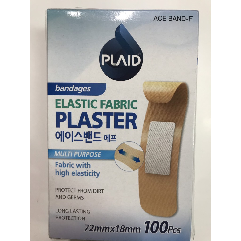 Băng keo cá nhân vải y tế ACE Bandage-S loại 100 miếng/hộp