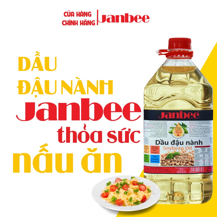 Dầu Đậu Nành Janbee 5L