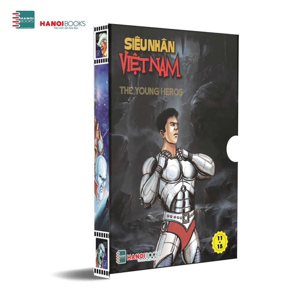 Sách: Siêu Nhân Việt Nam-Boxset 3 gồm 5 tập