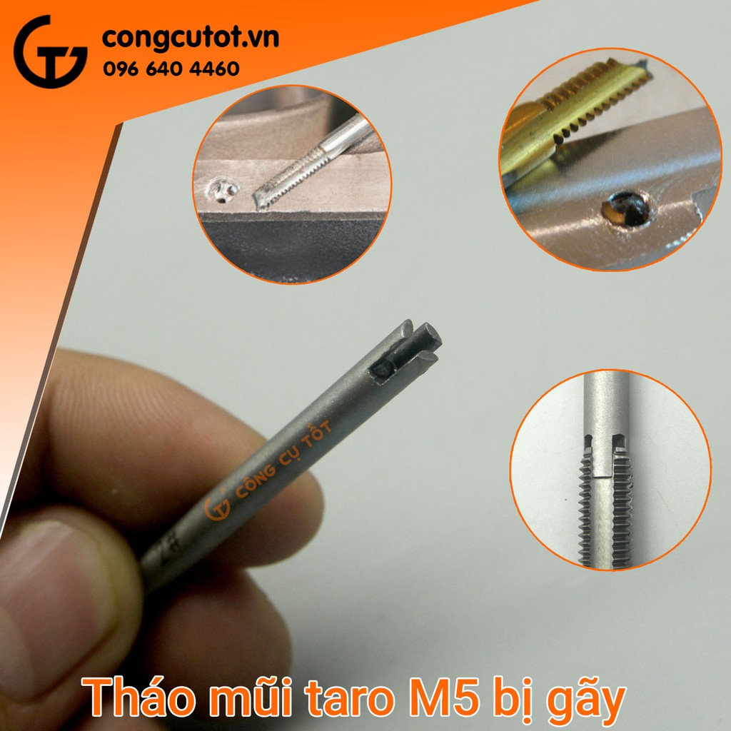 Tháo mũi taro gãy