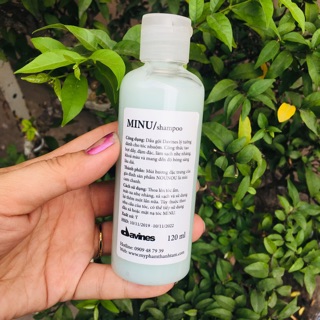 DẦU GỘI DẦU XẢ DƯỠNG VÀ BẢO VỆ MÀU TÓC NHUỘM MINU 100ml