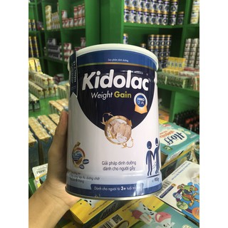 SỮA BỘT KIDOLAC WEIGHT GAIN 900G (DINH DƯỠNG DÀNH CHO NGƯỜI GẦY)