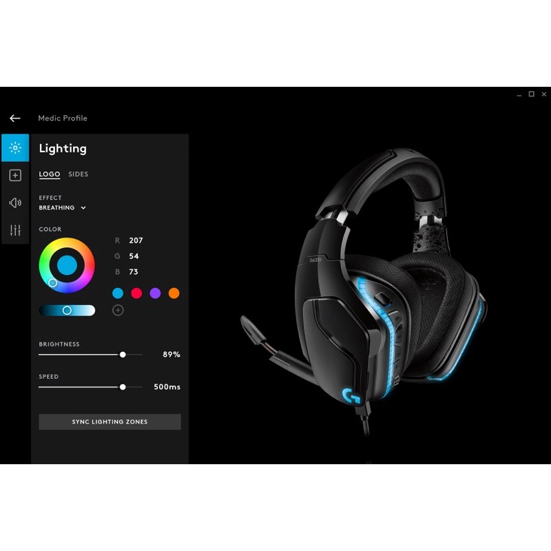 Tai nghe Gaming Logitech G633S còn BH t7/2021