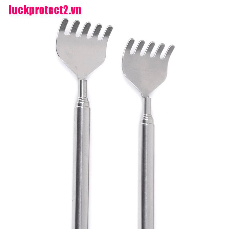 H&L Practical handy adjustable stainless steel back telescopic scratcher massager