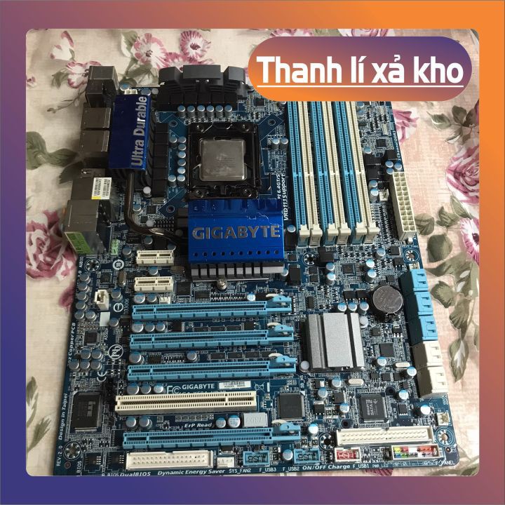 COMBO MAIN CHIP X58 CÁC HÃNG hình thức đẹp bảo hành 1 tháng mobo and cpu