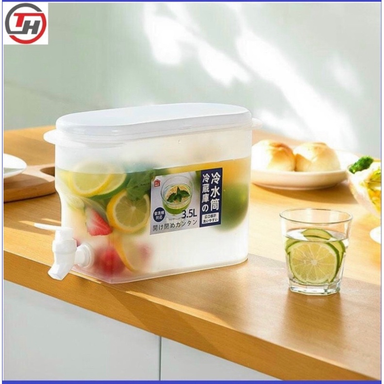 Bình Nước 3.5L Có Vòi Để Tủ Lạnh Tiện Lợi Cao Cấp