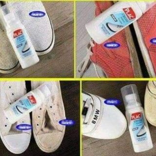 Xịt giày kiêm đánh giày