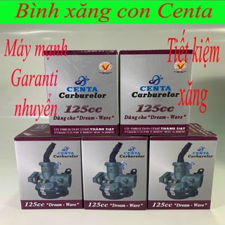 Bình xăng con Centa 125cc tiết kiệm xăng dành cho xe Dream, Wave 100, Wave 110, Future 110, Win, Sirius, Jupiter, Taurus