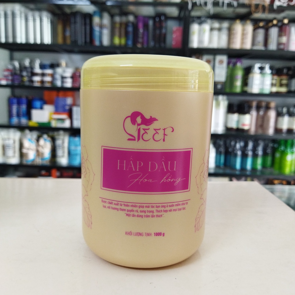 Kem ủ hấp tóc/ hấp dầu Collagen mềm mượt Sieef 1000ml MPQO