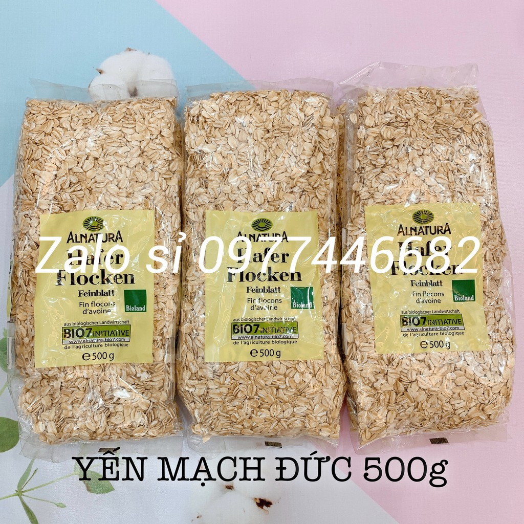 YẾN MẠCH HỮU CƠ BIO ĐỨC CÁN VỠ HÀNG CHUẨN 500g ☘Freeship☘