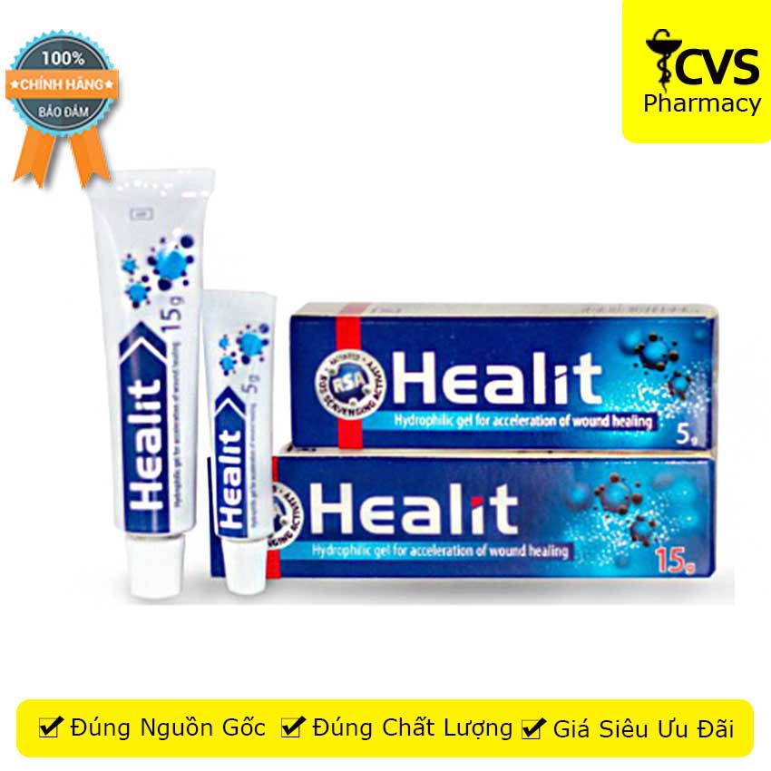 Gel bôi vết thương hở Healit - hỗ trợ giúp đẩy nhanh quá trình lành thương - cvspharmacy