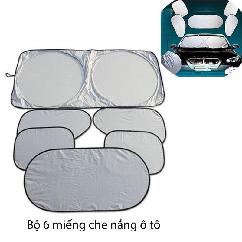 Bộ che nắng 6 món hút kính USA Store GT-01 dành cho ô tô