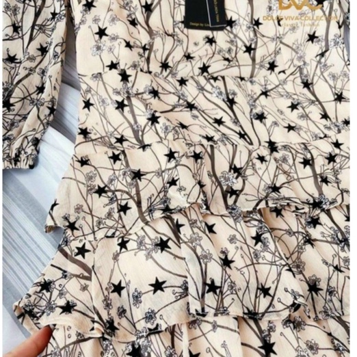 Váy Nữ Dự Tiệc,đầm Thiết Kế Dáng Xòe Công Chúa Họa Tiết Bông Sương Trẻ Chung Xu Hướng Sang Chảnh Thời Trang [xm Minh P