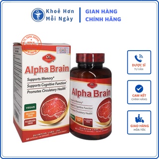 Alpha Brain – Viên uống bổ não, hỗ trợ tuần hoàn não