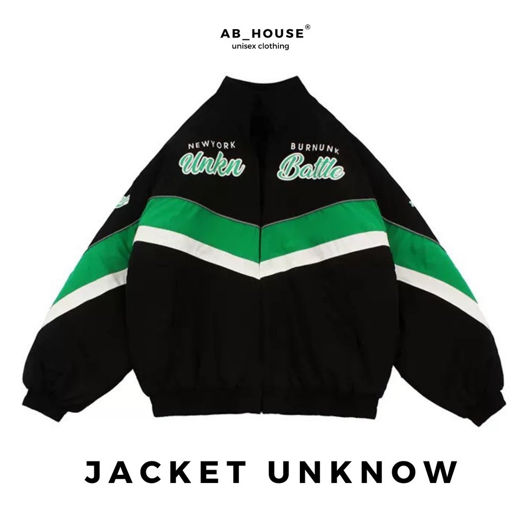 Áo khoác Jacket dù UNKNOW unisex nam nữ