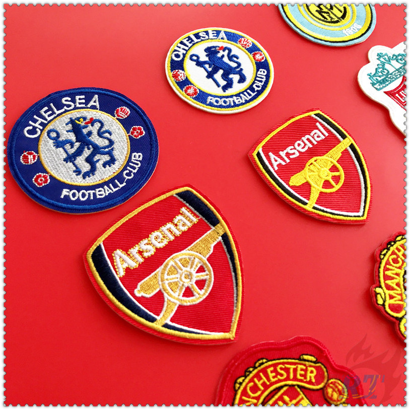 Miếng Vá Ủi Thêu Hình Câu Lạc Bộ Bóng Đá Độc Đáo