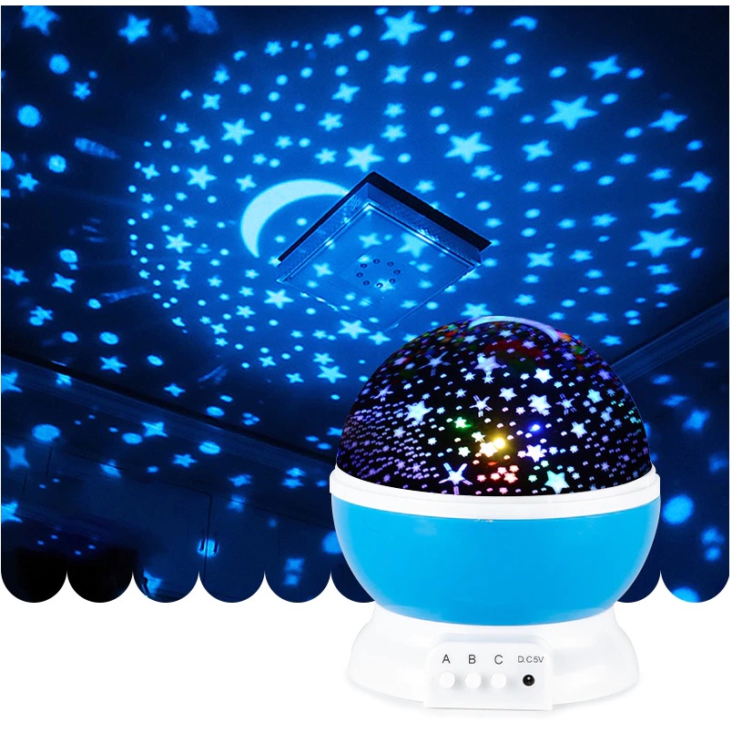 Đèn Tự Xoay 360 Độ, Đèn Led Trang Trí Phòng Bay - Chiếu Sao Star Master - bảo Hành 12 Tháng