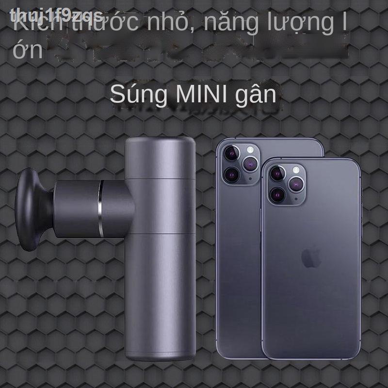 (Giá Hủy Diệt)☍Súng mini fascia siêu nhỏ thời lượng pin dài Máy mát xa tập thể dục điện im lặng di động xuyên màng cổ lấ