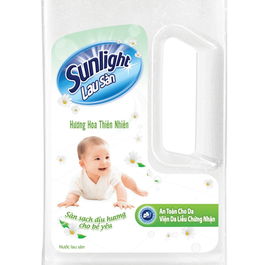 (XẢ HÀNG)Combo nước lau sàn Sunlight Cho Bé 1L - Tặng nước rửa chén 500ml