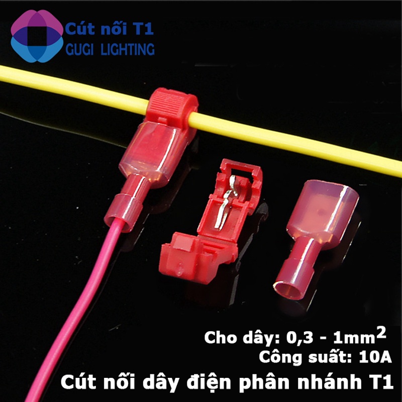 Bộ 30 cái cút nối dây điện chữ T T1 T2 T3