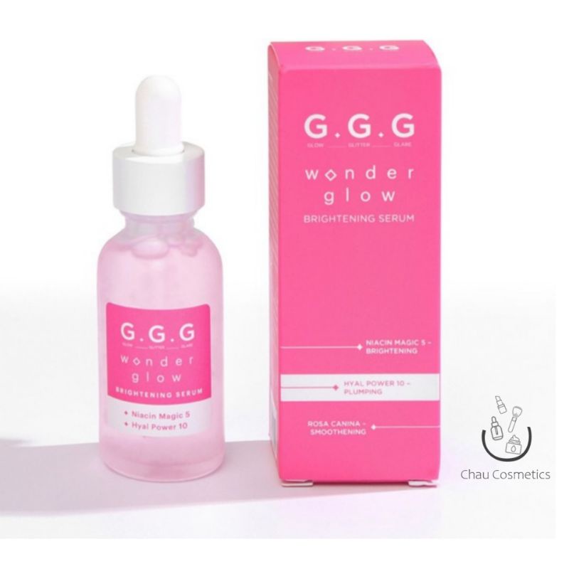 Tinh chất dưỡng trắng và cấp ẩm GGG Pink serum Wonder Glow Brightening G.G.G 30ml