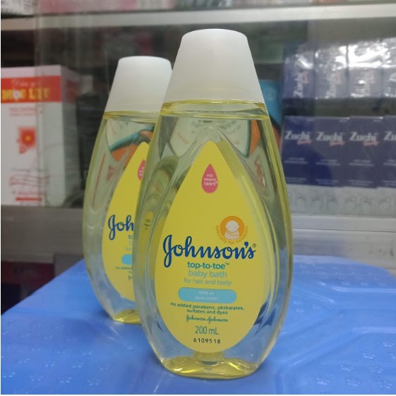 Sữa tắm toàn thân Johnson's baby top to toe 200ml