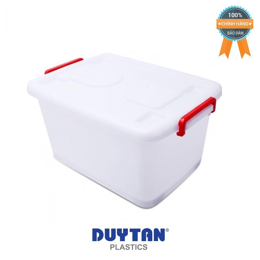 { COMBO 5 Thùng Nhựa 55 Lít Duy Tân } Chất Lượng Cao - Có Bánh Xe (61 x 43 x 32 cm) No.748 Tiện dụng an toàn khi đựng đồ