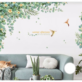 [Hàng Đẹp] Decal dán tường vườn hoa