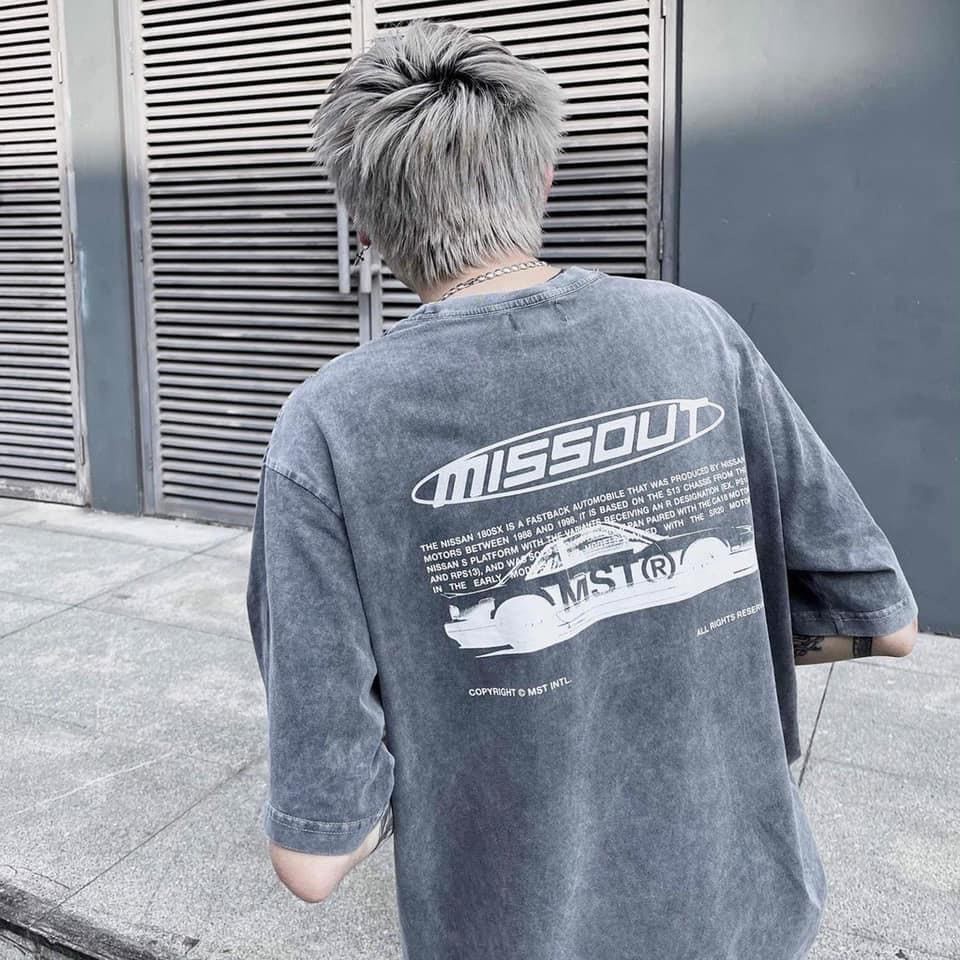 Áo thun phông loang MissQut Unisex, Zadola fashion dáng trùm mông nam nữ đều mặc được