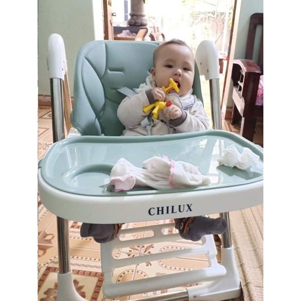 GHẾ ĂN DẶM ĐA NĂNG CHILUX GROW S – Màu xanh