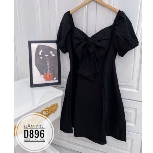 Đầm big size nơ từ 60kg-90kg