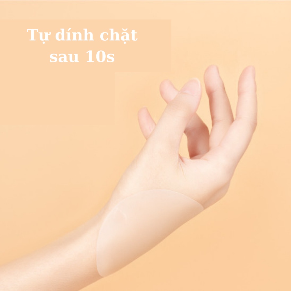 Hộp 3 cặp miếng dán ngực tự thân, Dán ngực silicon Eblin chống nước, siêu dính không lộ SAVILL D539
