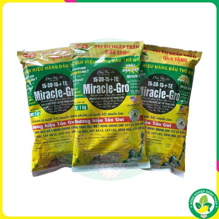 Phân Bón Lá Hỗn Hợp NPK 15-30-15+TE  Miracle-Gro
