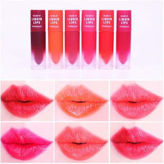 ( Bill Hàn) Son Kem Lì Etude House Color In Liquid Lips Mousse